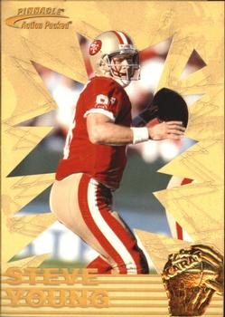 1996 Action Packed - 24kt Gold #9 Steve Young Front