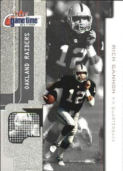 2001 Fleer Game Time - Extra #79 Rich Gannon Front