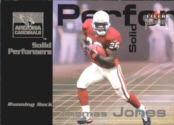 2001 Fleer Premium - Solid Performers #5 SP Thomas Jones Front