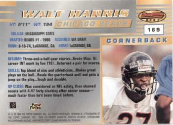 1996 Bowman's Best #169 Walt Harris Back
