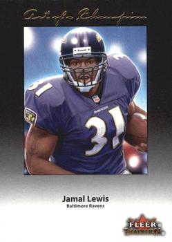 2001 Fleer Tradition - Art of a Champion #7 AC Jamal Lewis Front