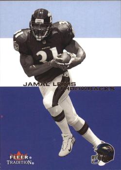 2001 Fleer Tradition - Throwbacks #1 TB Jamal Lewis Front