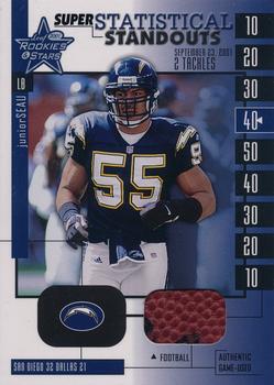 2001 Leaf Rookies & Stars - Statistical Standouts Supers #SS-22 Junior Seau Front