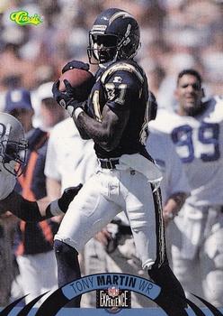 1996 Classic NFL Experience #94 Tony Martin Front