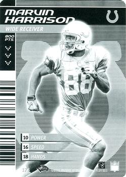 2001 NFL Showdown 1st Edition - Monochrome #178 Marvin Harrison Front