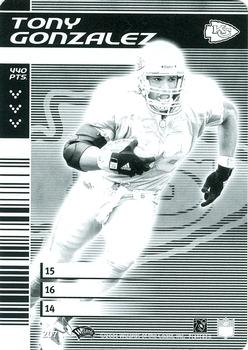 2001 NFL Showdown 1st Edition - Monochrome #207 Tony Gonzalez Front