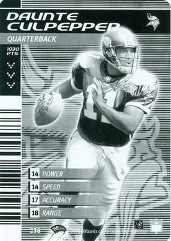 2001 NFL Showdown 1st Edition - Monochrome #236 Daunte Culpepper Front