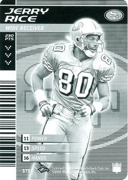 2001 NFL Showdown 1st Edition - Monochrome #378 Jerry Rice Front