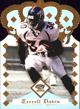 2001 Pacific - Gold Crown Die Cuts #7 Terrell Davis Front