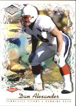 2001 Pacific Canvas Impressions - Hobby Red Backs #212 Dan Alexander Front