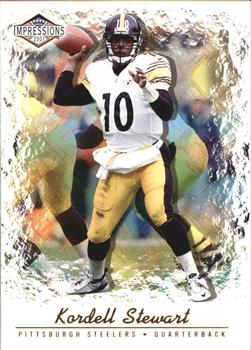 2001 Pacific Canvas Impressions - Retail #110 Kordell Stewart Front