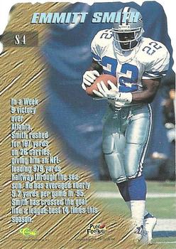 1996 Classic NFL Experience - Sculpted #S4 Emmitt Smith Back