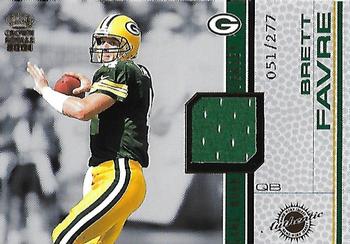 2001 Pacific Crown Royale - Game Worn Jerseys #6 Brett Favre Front