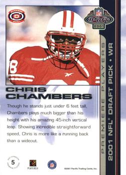 2001 Pacific Dynagon - Premiere Players #5 Chris Chambers Back