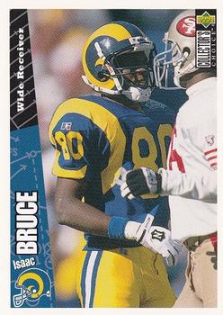 1996 Collector's Choice #102 Isaac Bruce Front