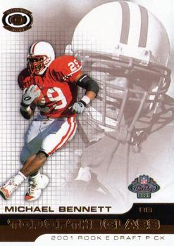 2001 Pacific Dynagon - Top of the Class #2 Michael Bennett Front