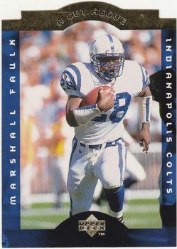 1996 Collector's Choice - A Cut Above #5 Marshall Faulk Front