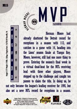 1996 Collector's Choice - MVPs #M15 Herman Moore Back