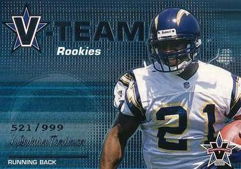 2001 Pacific Vanguard - V-Team Rookies #27 LaDainian Tomlinson Front