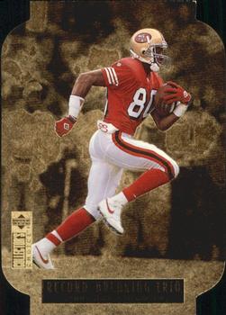 1996 Collector's Choice Update - Record Breaking Trio #3 Jerry Rice Front