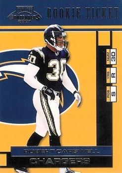 2001 Playoff Contenders - Samples #169 Robert Carswell Front