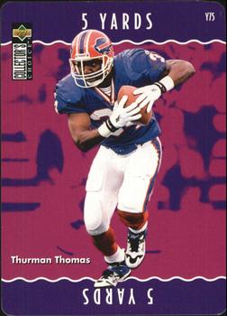 1996 Collector's Choice Update - You Make The Play #Y75 Thurman Thomas Front