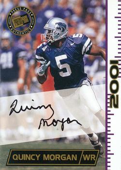 2001 Press Pass - Autographs #NNO Quincy Morgan Front