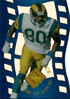 1996 Collector's Edge Advantage - Crystal Cuts #CC22 Isaac Bruce Front