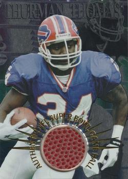 1996 Collector's Edge Advantage - Super Bowl Game Ball #SB13 Thurman Thomas Front