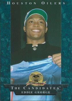 1996 Collector's Edge President's Reserve - The Candidates: Top Early Picks #12 Eddie George Front