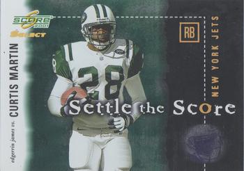 2001 Score Select - Settle the Score #SS-11 Curtis Martin / Edgerrin James Front