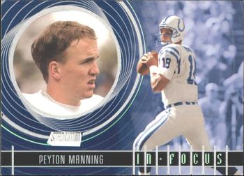 2001 Stadium Club - In Focus #IF1 Peyton Manning Front