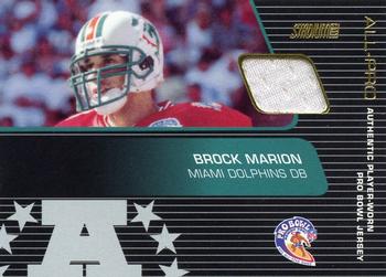 2001 Stadium Club - Pro Bowl Jerseys #SP-BM Brock Marion Front