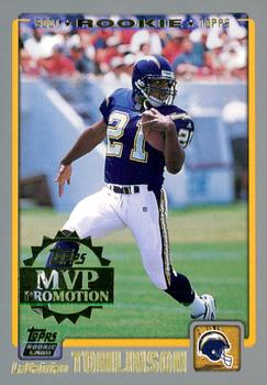 2001 Topps - MVP Promotion #NNO LaDainian Tomlinson Front