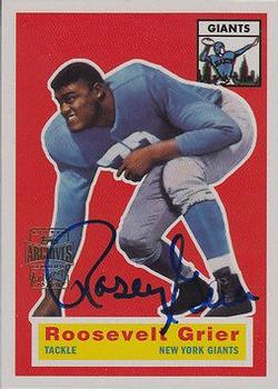 2001 Topps Archives - Rookie Reprint Autographs #AA-RG Roosevelt Grier Front