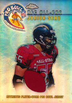 2001 Topps Chrome - Pro Bowl Jerseys #TP-JS Junior Seau Front