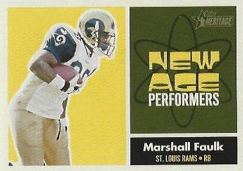 2001 Topps Heritage - New Age Performers #NA1 Marshall Faulk Front