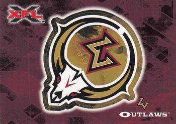 2001 Topps XFL - Logo Stickers #5 Las Vegas Outlaws Front
