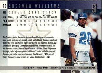 1996 Donruss #51 Sherman Williams Back