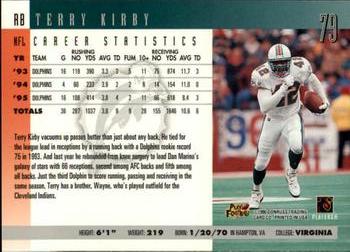 1996 Donruss #79 Terry Kirby Back