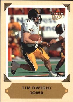 2001 Ultra - College Greats Previews #NNO Tim Dwight Front