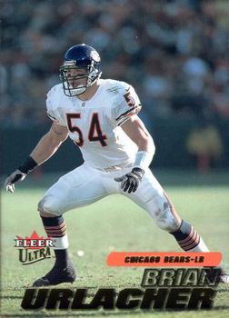 2001 Ultra White Rose Collectibles Diecast Cards #2 Brian Urlacher Front