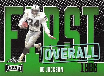 2023 Leaf Draft - Green #6 Bo Jackson Front