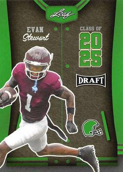 2023 Leaf Draft - Green #83 Evan Stewart Front