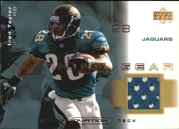 2001 Upper Deck Ovation - Training Gear #T-FT Fred Taylor Front