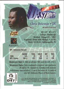 1996 Finest #12 Chris Doleman Back