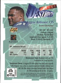 1996 Finest #89 Eugene Robinson Back