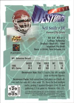 1996 Finest #129 Neil Smith Back