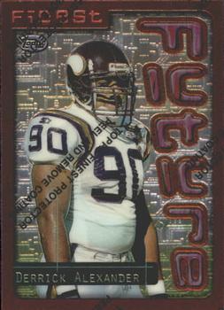 1996 Finest #143 Derrick Alexander Front