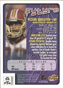 1996 Finest #56 Michael Westbrook Back